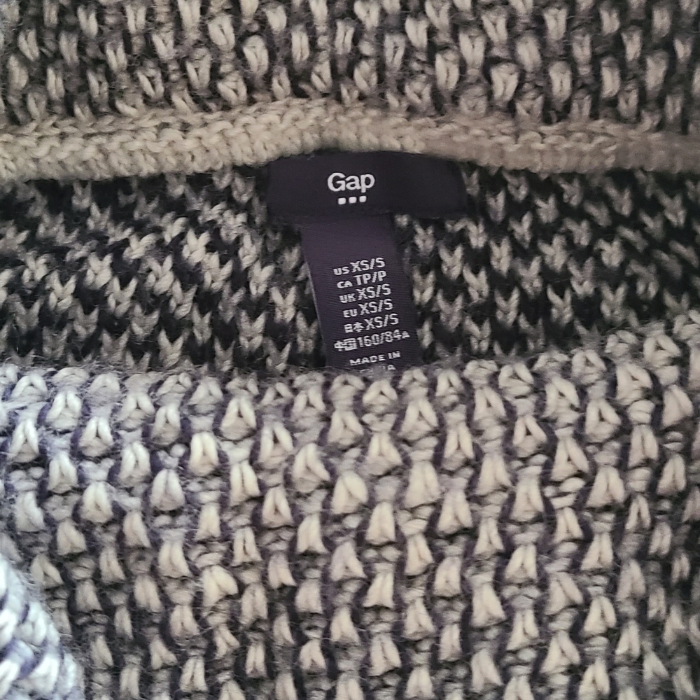 Gap turtleneck poncho sweater